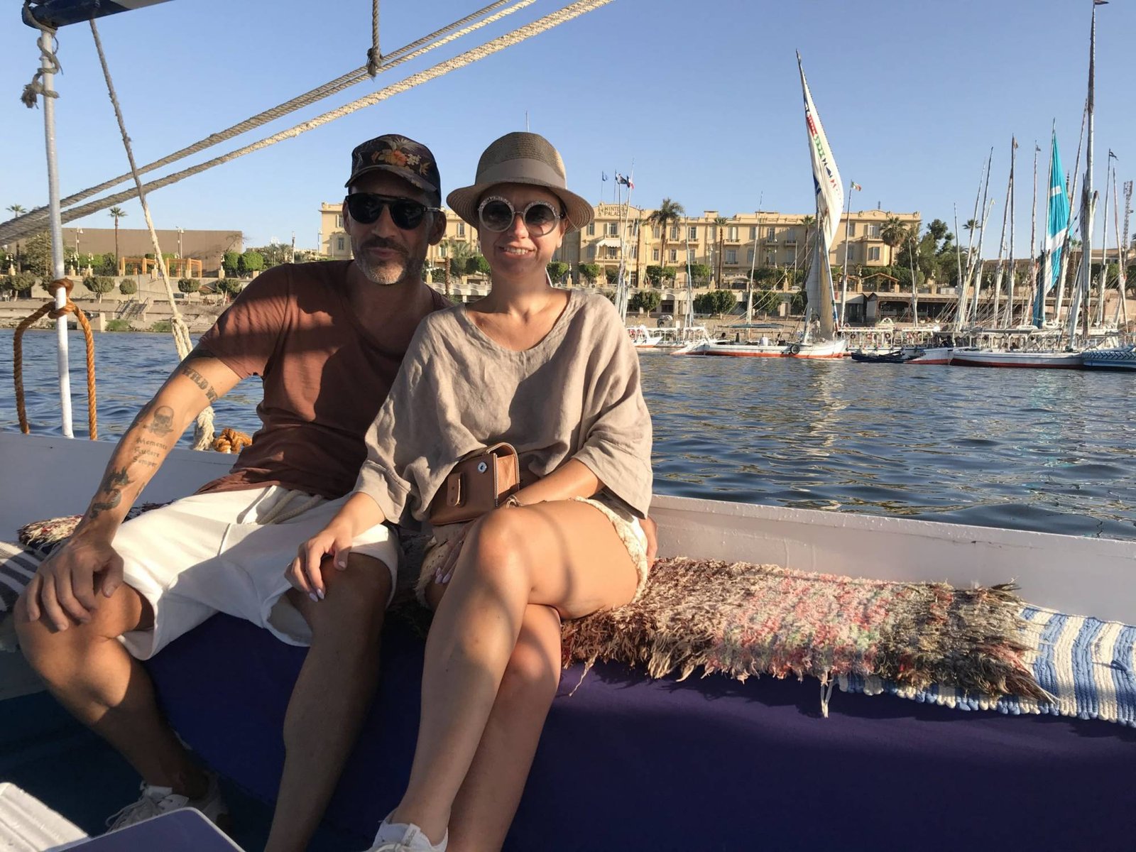 Nile Felucca Sunset Sail & Banana Island in Luxor