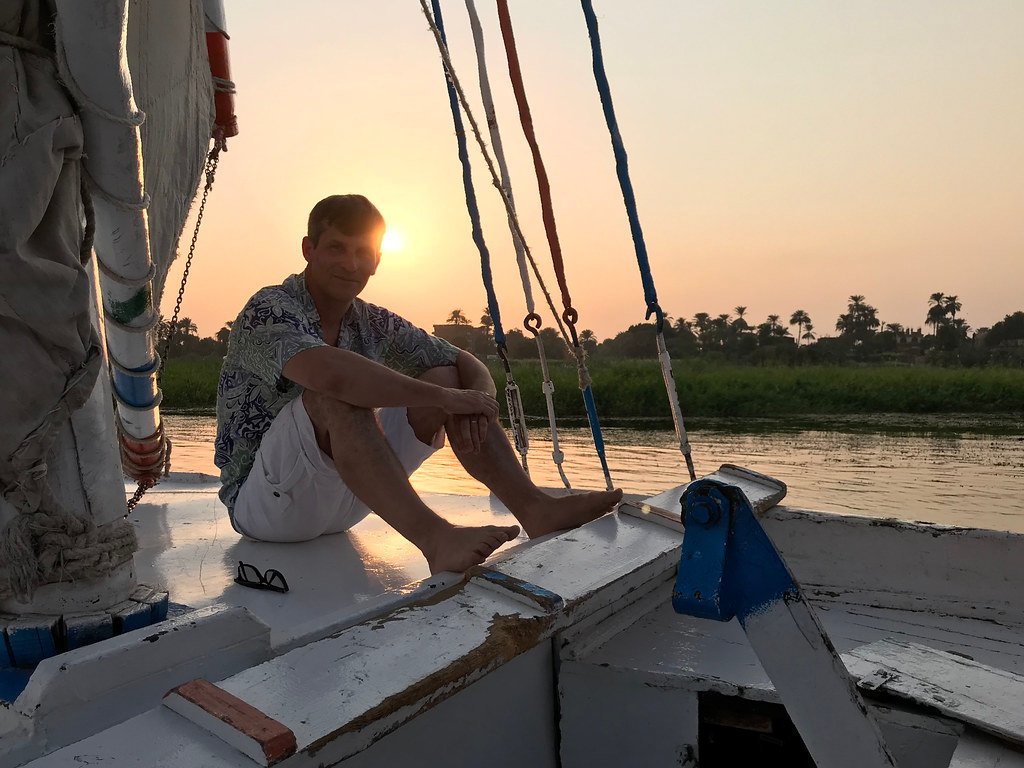 Nile Felucca Sunset Sail & Banana Island in Luxor