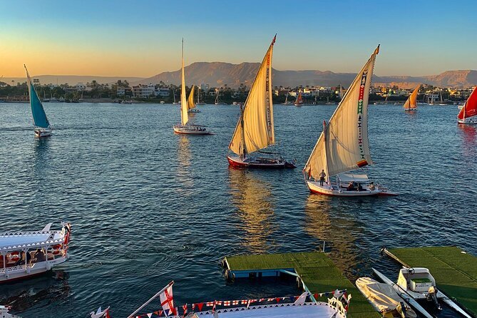Nile Felucca Sunset Sail & Banana Island in Luxor