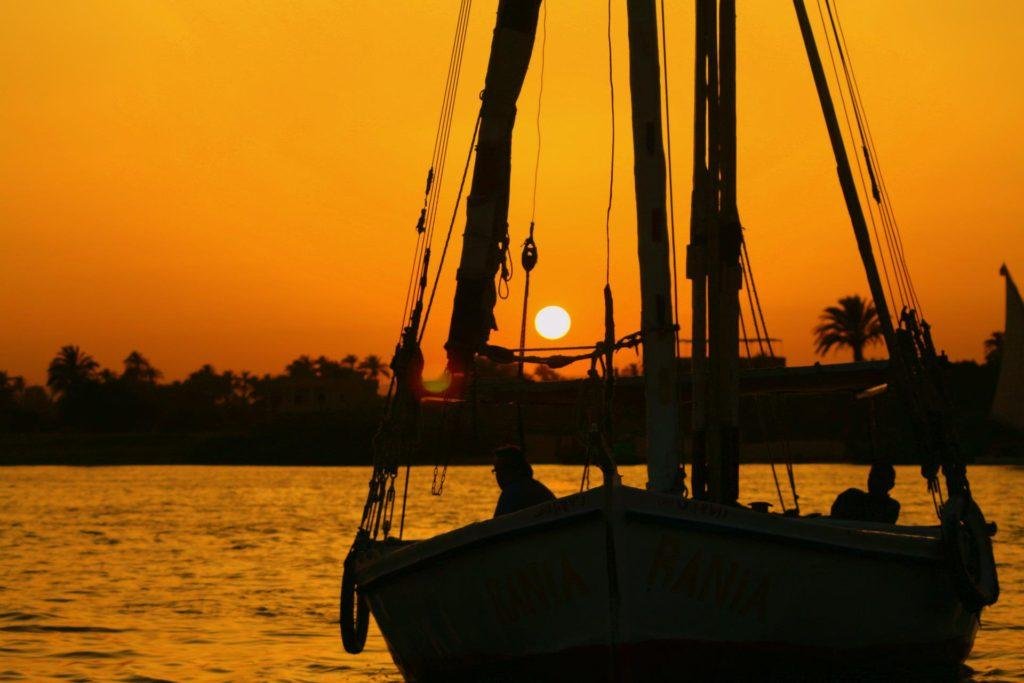 Nile Felucca Sunset Sail & Banana Island in Luxor