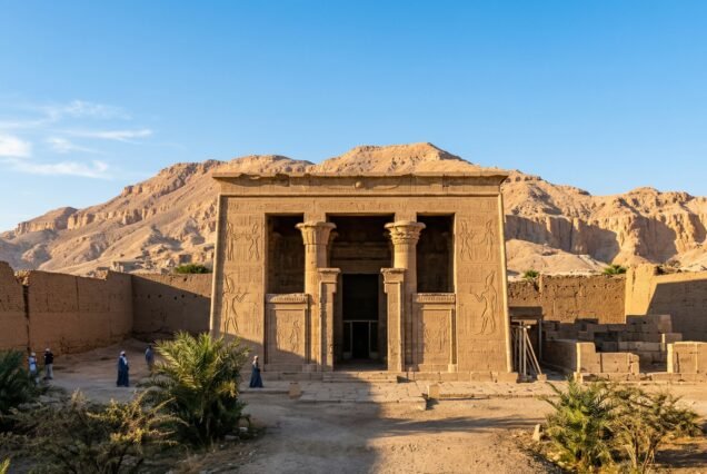 Deir Sherwit Temple on the west bank of Luxor